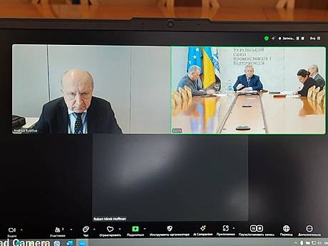 Anatoliy Kinakh Discussed the Development of Joint Projects between Ukraine and the EU with European Commissioner for Defense and Space Andrius Kubilius