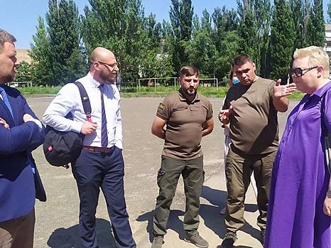 Проект реконструкции школы №2 в Авдеевке выходит на финишную прямую