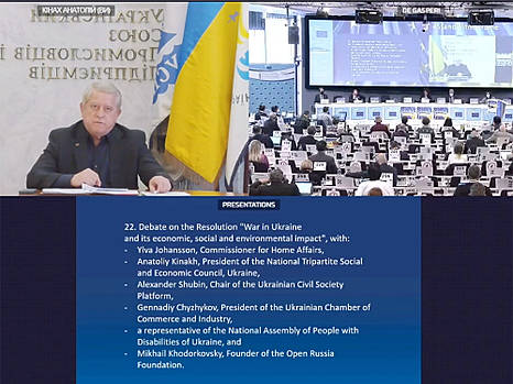 Европейский экономический и социальный комитет (EESC) поддержал усиление санкций против РФ, подготовку плана восстановления Украины и ее дальнейшую евроинтеграцию