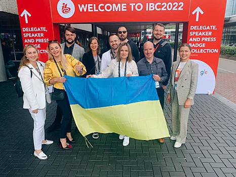 УСПП поспособствовал участию украинских креативных компаний в международном форуме IBC 2022 в Амстердаме