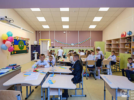 Реконструкция школы в Авдеевке за счет Литвы: как это было